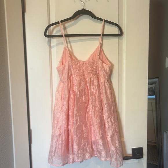 Pastel Pink Babydoll Dress by Impressions - Picture 5 of 7